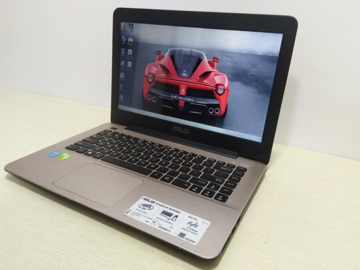 华硕x455ld 14寸i5四代独立显卡固态硬盘超薄笔记